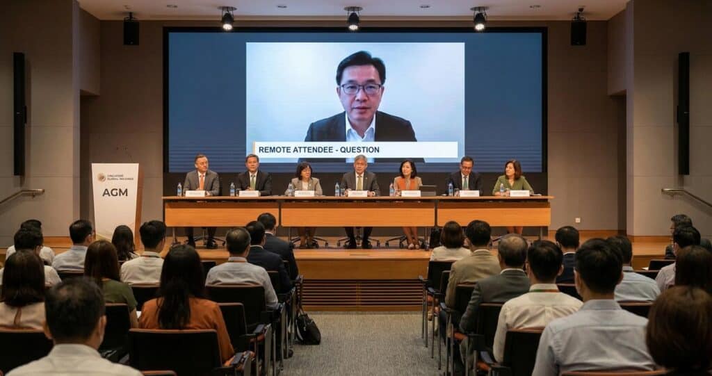 The Hybrid AGM Balancing Physical and Virtual Shareholder Rights in Singapore