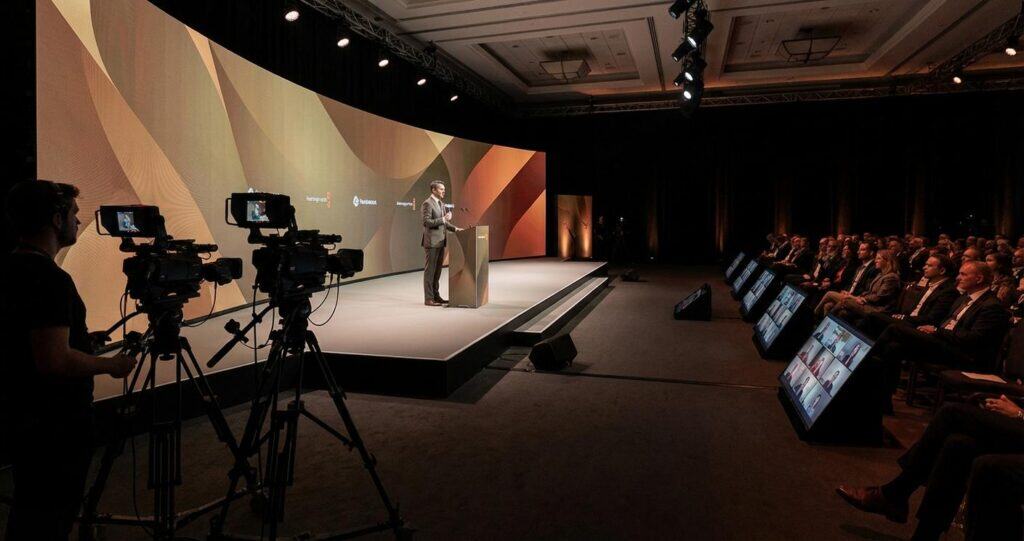 Designing the Digital Stage Visual Branding for Premium Corporate Events