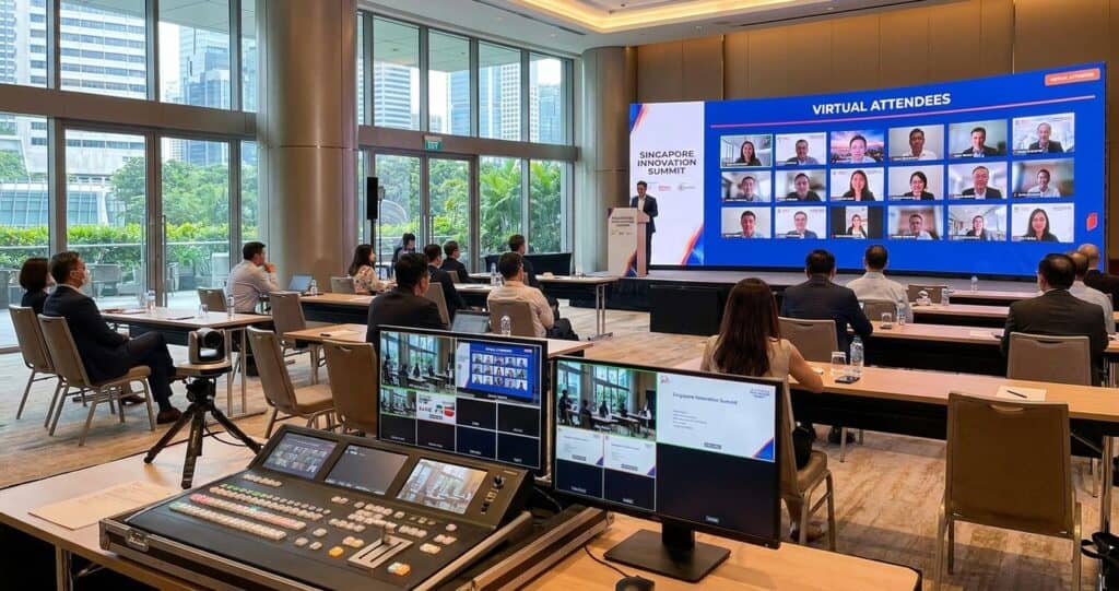 The Hybrid Workplace Integrating Live Video into Singapores New Normal