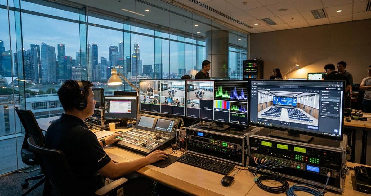 Creating Digital Twins for Singaporean Global Summits | B2B Live Streaming