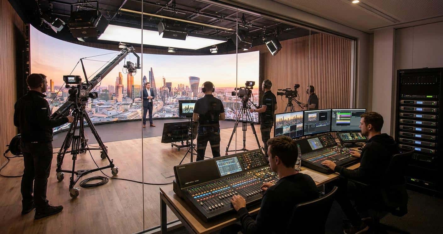 HyperRealistic Sets Creating Corporate Worlds with 3D Virtual Production