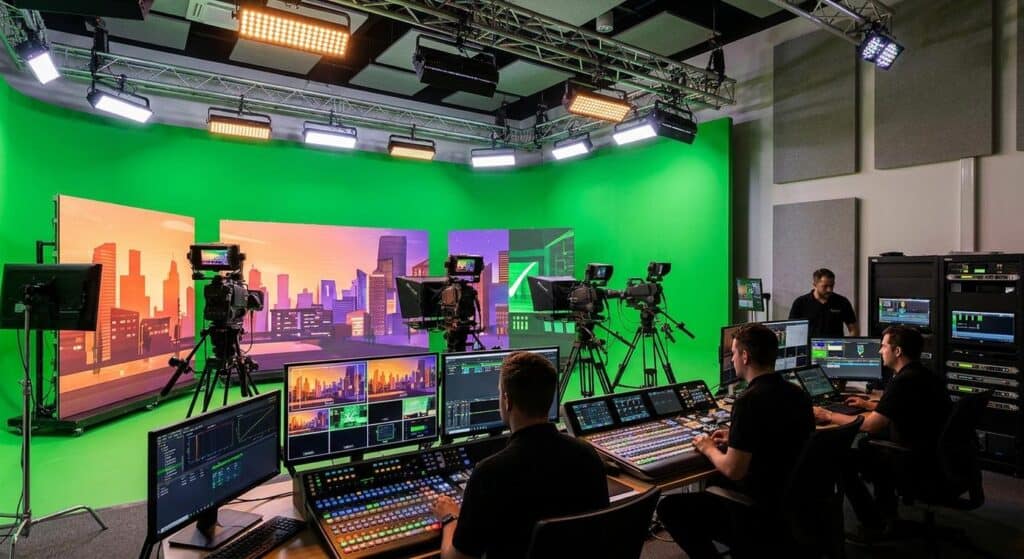 The CostBenefit of Virtual Studios Saving on Physical Set Construction
