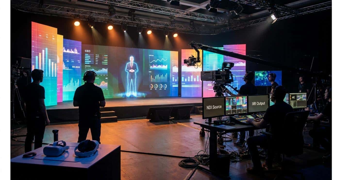 Virtual Keynotes Transporting Your CEO to Any Environment via XR