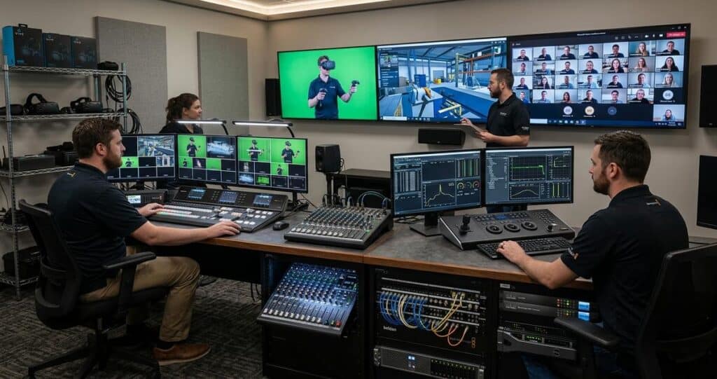 XR Training Simulators for Industry Streaming Infrastructure