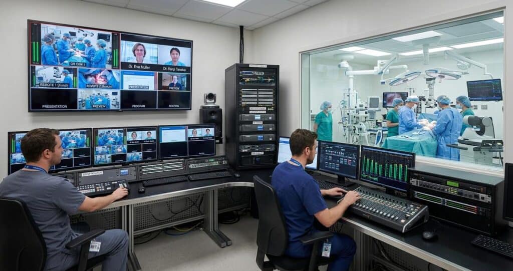Hybrid Medical Conference Live Surgery Streaming | Enterprise B2B AV
