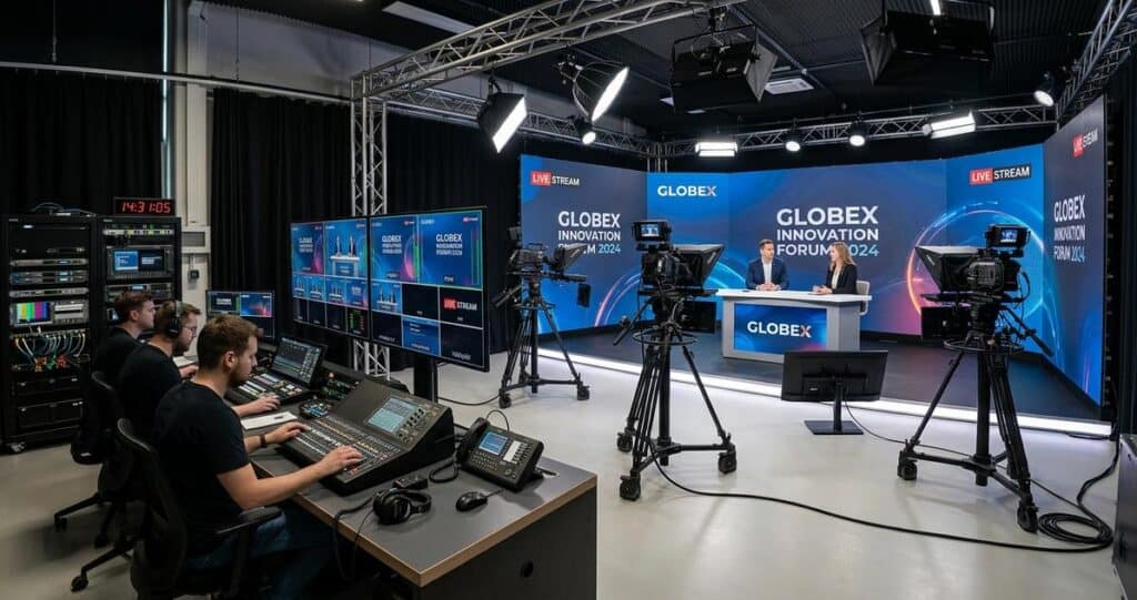 Maximising Studio Space with Virtual Set Design for B2B Live Streaming