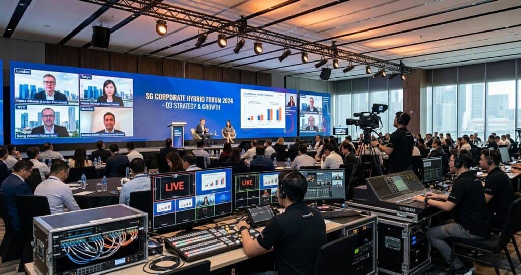 Singapore Hybrid Conference Production | CBD Streaming Infrastructure