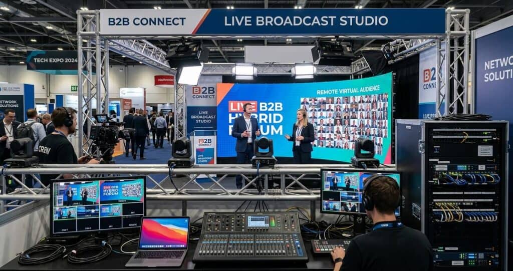 The Future of Trade Shows: Hybrid Booths and Virtual Walkthroughs