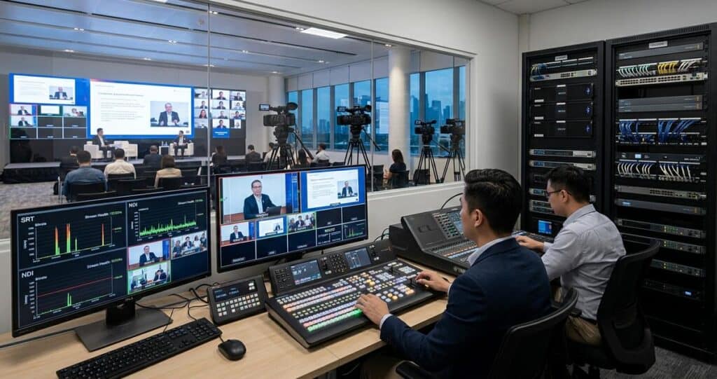 The Sustainability of Hybrid Event Streaming in Singapore