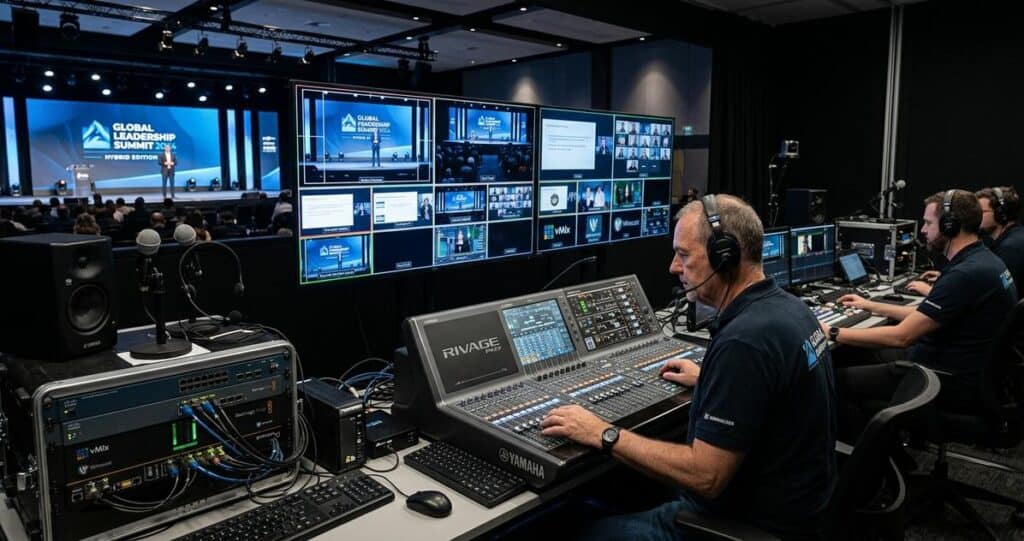 Audio Mastery in Hybrid Events: Preventing Echo and Feedback Loops | B2B Streaming Guide