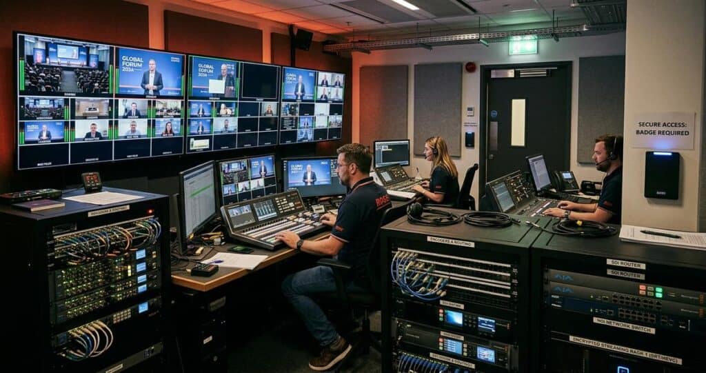 Hybrid Event Security for B2B Streaming and Hybrid Production