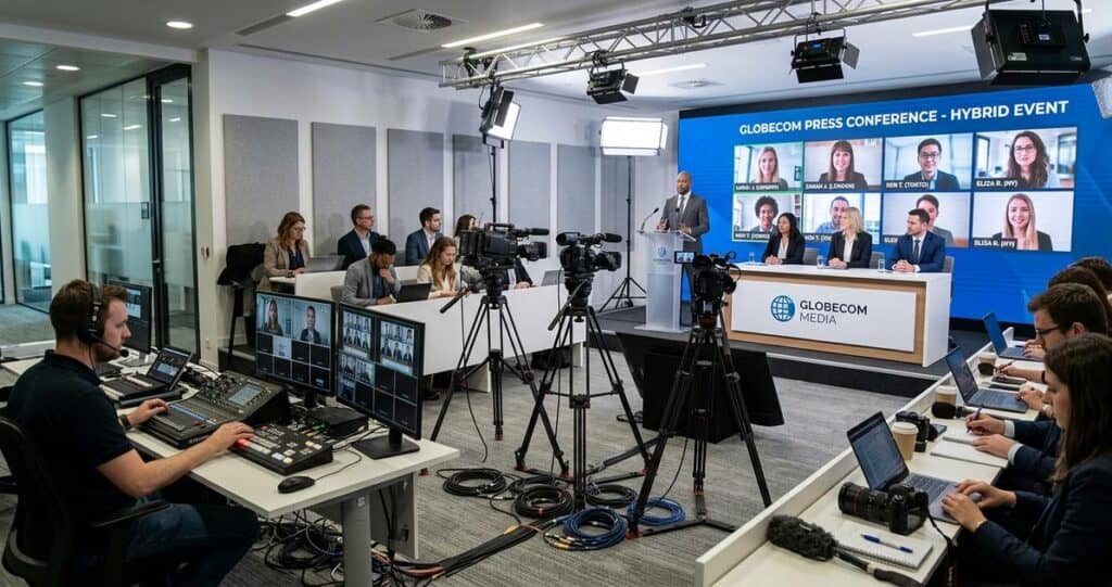 Hybrid Press Conference Streaming | Local and International Media