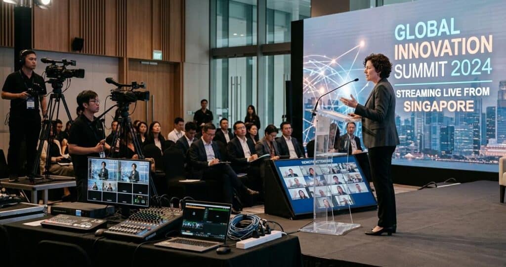 The Hybrid Speaker’s Guide: How to Engage Two Audiences at Once