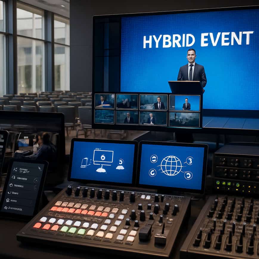 Custom Mobile Apps for Singapore Hybrid Events | Live Streaming Studio