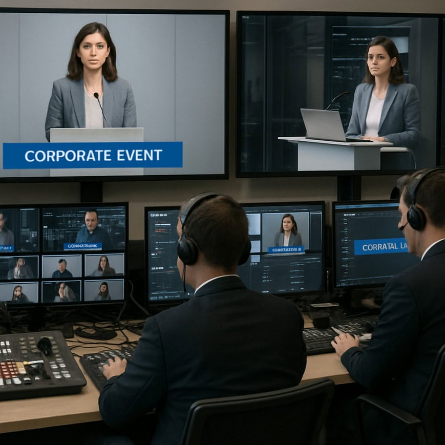 Designing On-Screen Overlays for B2B Streaming and Hybrid Events