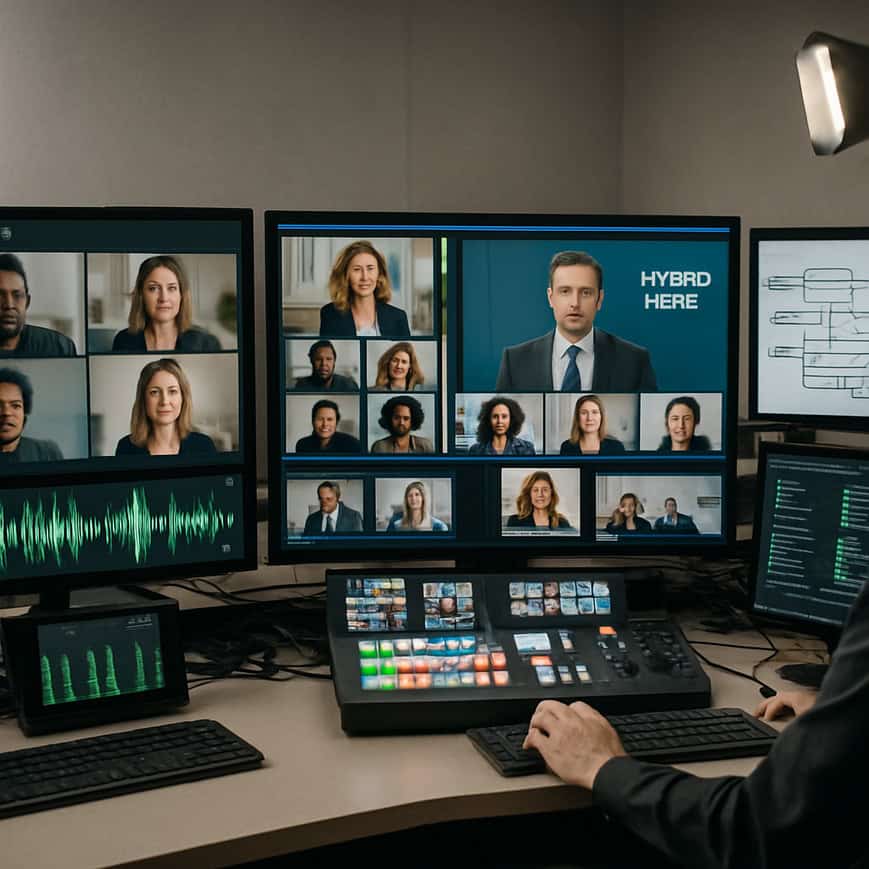 The Virtual Green Room for Hybrid Events | Enterprise Live Streaming Guide