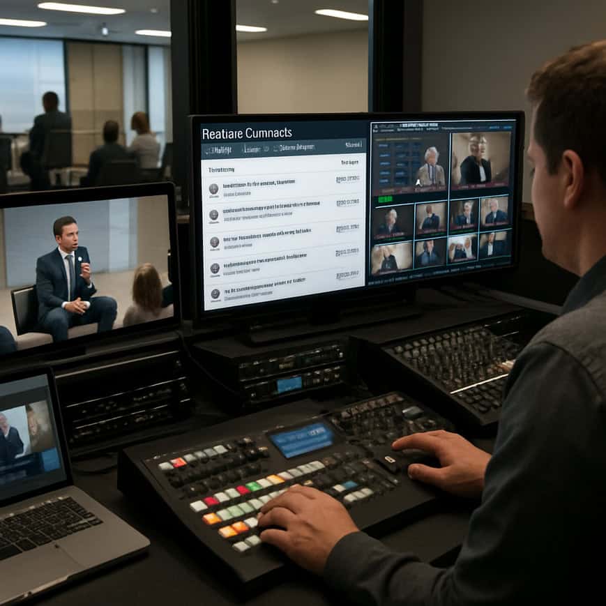 Virtual Q&A Up-Voting and Categorisation for Hybrid Event Streaming
